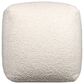 L.R. Home Boucle Ottoman in Ivory, , large