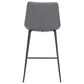 Zuo Modern Byron Counter Chair in Gray/Black, , large