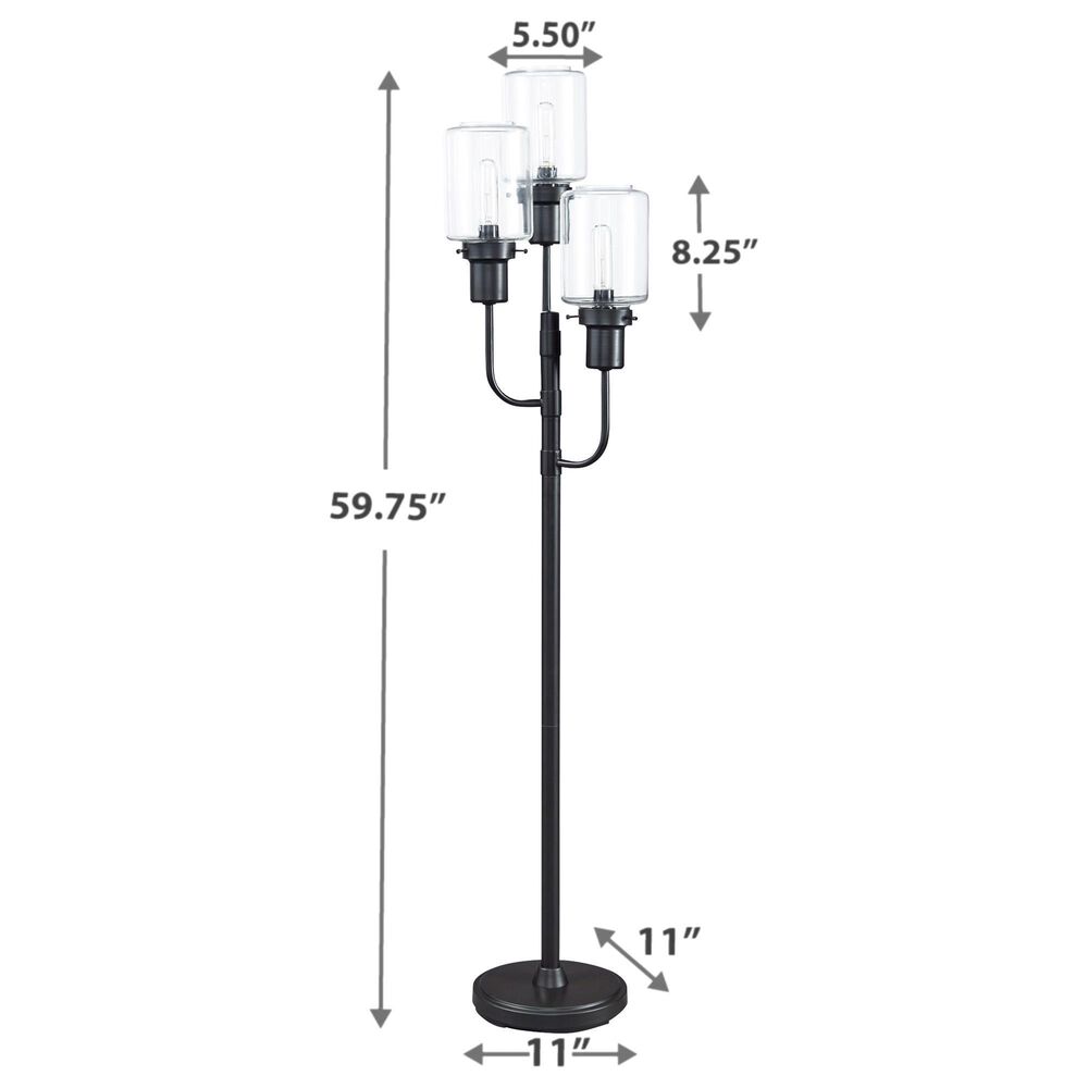 Ashley Jaak Floor Lamp in Bronze Tone, , large