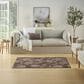 Nourison Garden Oasis Floral Mocha 3" x 5" Indoor/Outdoor Area Rug, , large