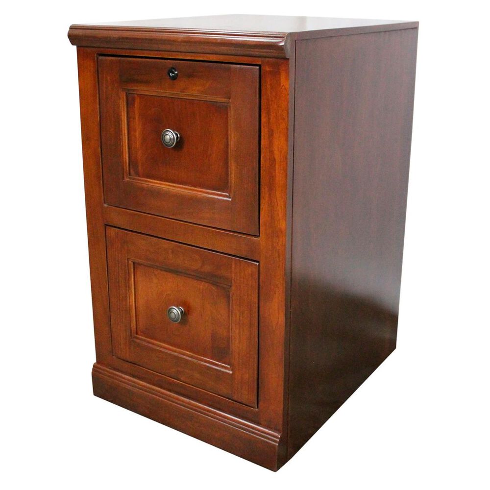 American Heartland Poplar 2-Drawer File Cabinet in Havana Gold, , large
