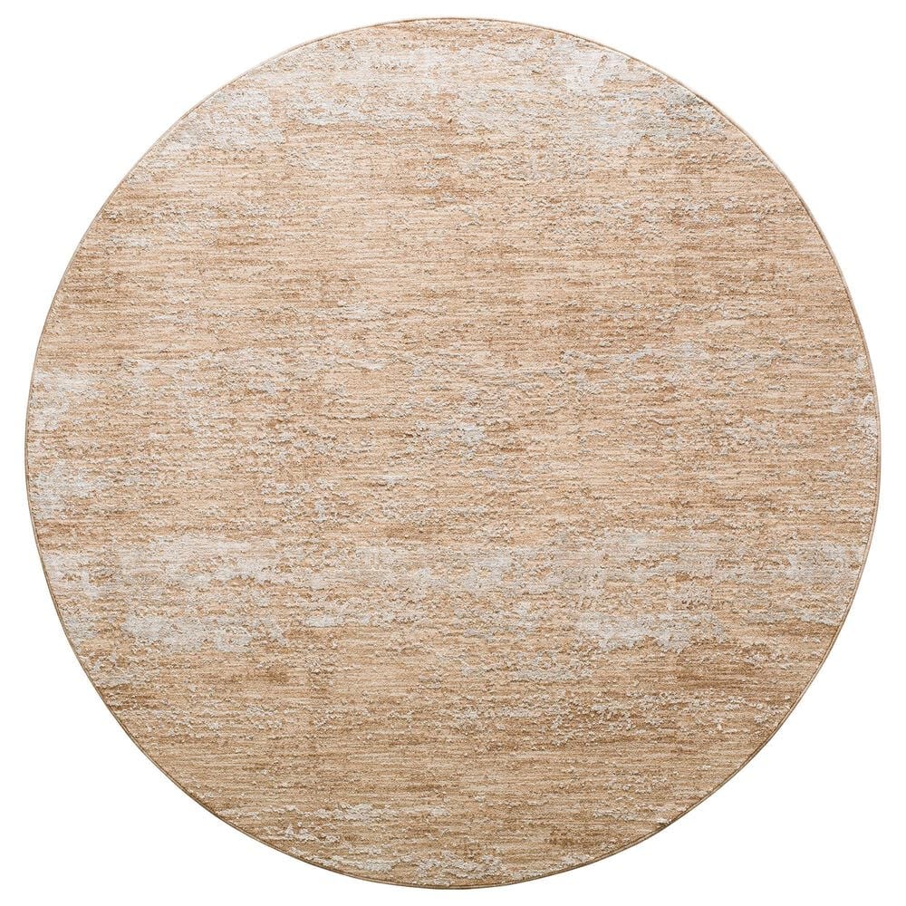Surya Masterpiece MPC-2318 Medium Gray, Beige, Tan and Medium Brown 7&#39;10&quot; Round Area Rug, , large