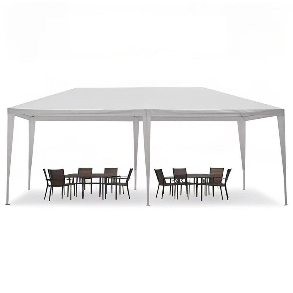 HOMLUX 10" x 20" Outdoor Canopy Gazebo for Party in White, , large