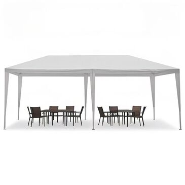 HOMLUX 10" x 20" Outdoor Canopy Gazebo for Party in White, , large