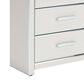 Ashley Zuraleus Queen Upholstered Storage Bed with Two Nightstands in Matte White, , large