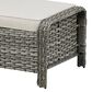 Sunwell Garden Patio Wicker Ottoman in Beige (Set of 2), , large