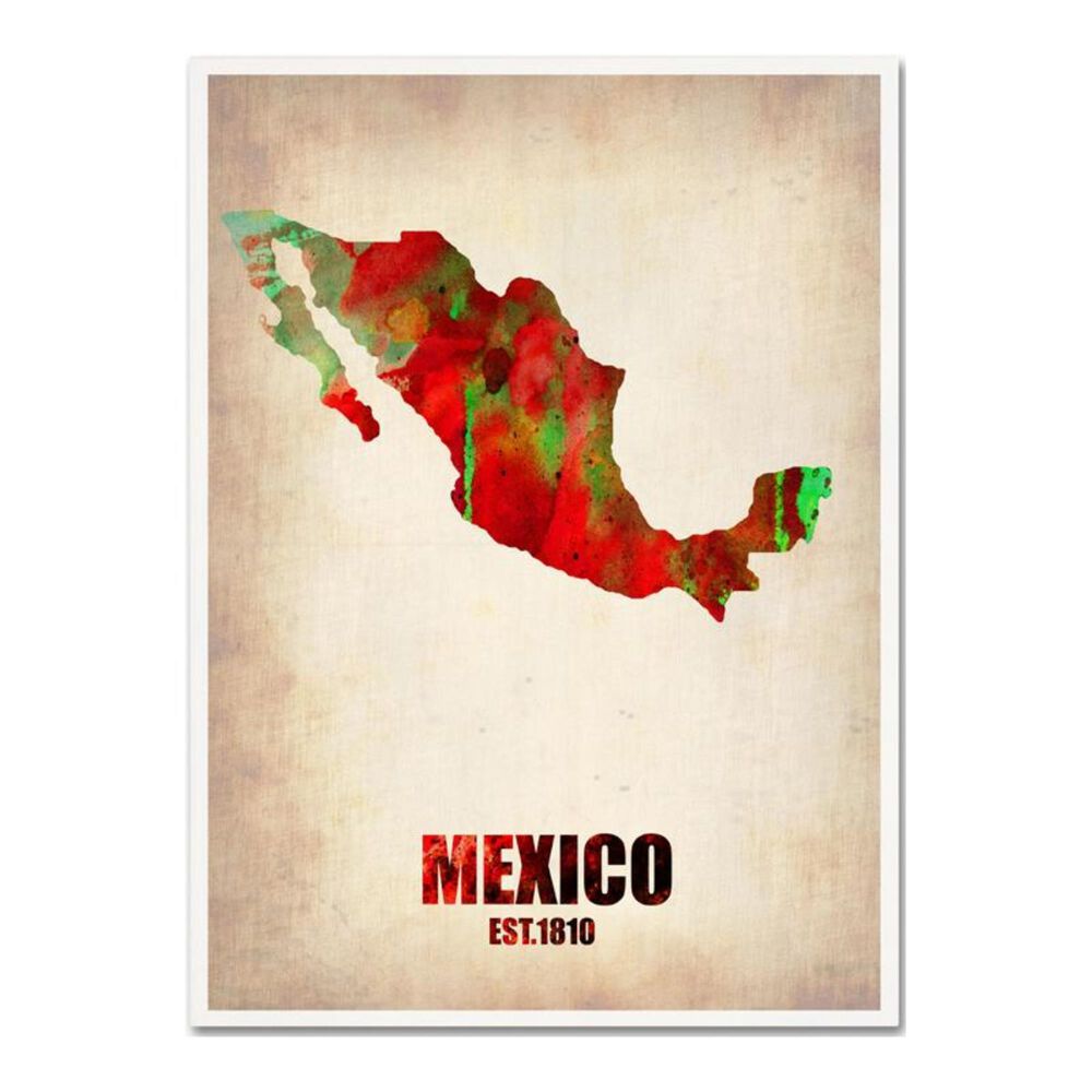Nebraska Furniture Mart Map Timberlake Mexico Watercolor Map | Nebraska Furniture Mart