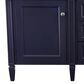 James Martin Vanities Brittany 60" Double Bathroom Vanity in Victory Blue with 3 cm Arctic Fall Solid Surface Top, , large