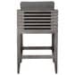 Armen Living Vivid Patio Counter Height Bar Stool in Light Gray, , large