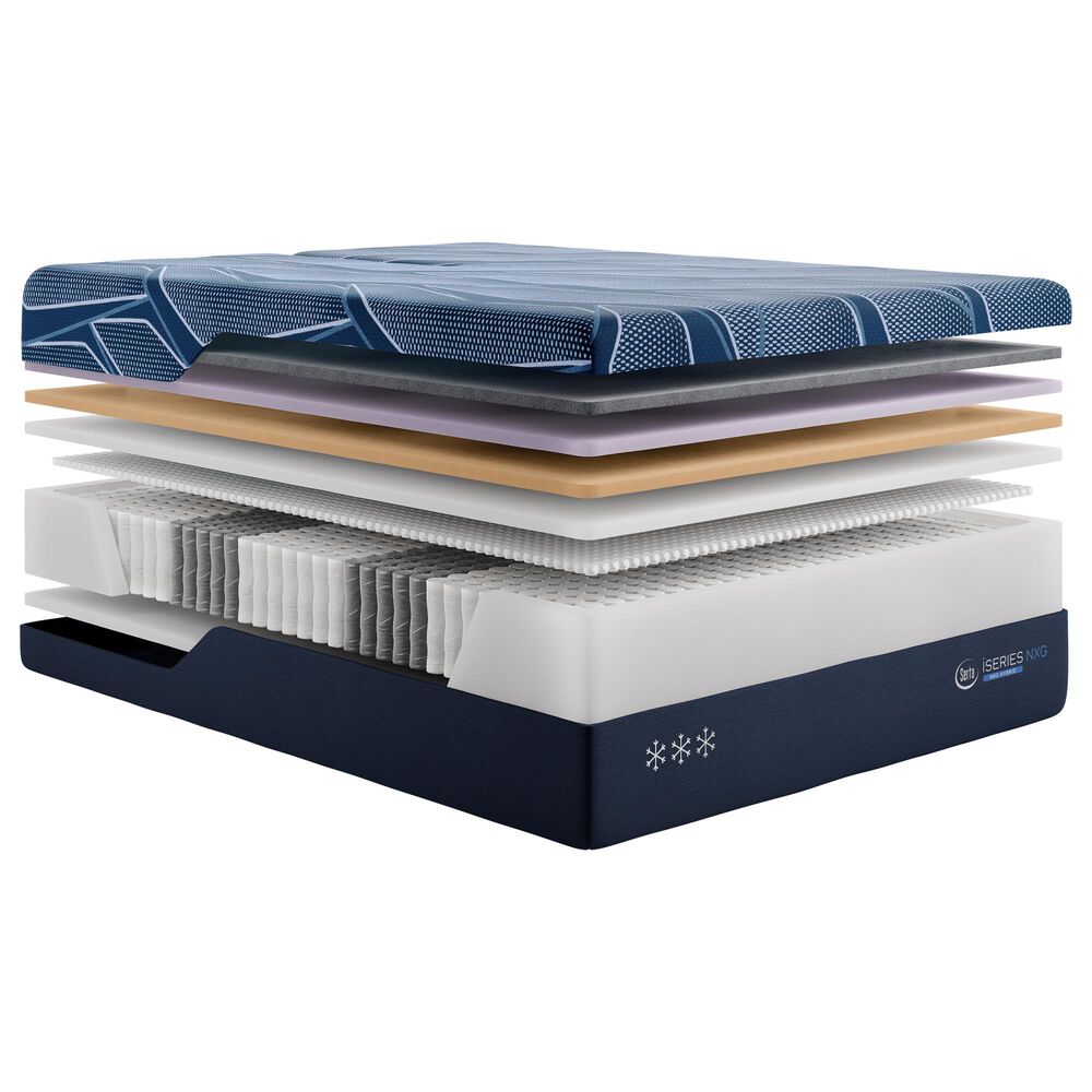 Serta iSeries NXG 3500 Hybrid Firm Flex Head Queen Mattress with Flex SH Flex Head Adjustable Base, , large