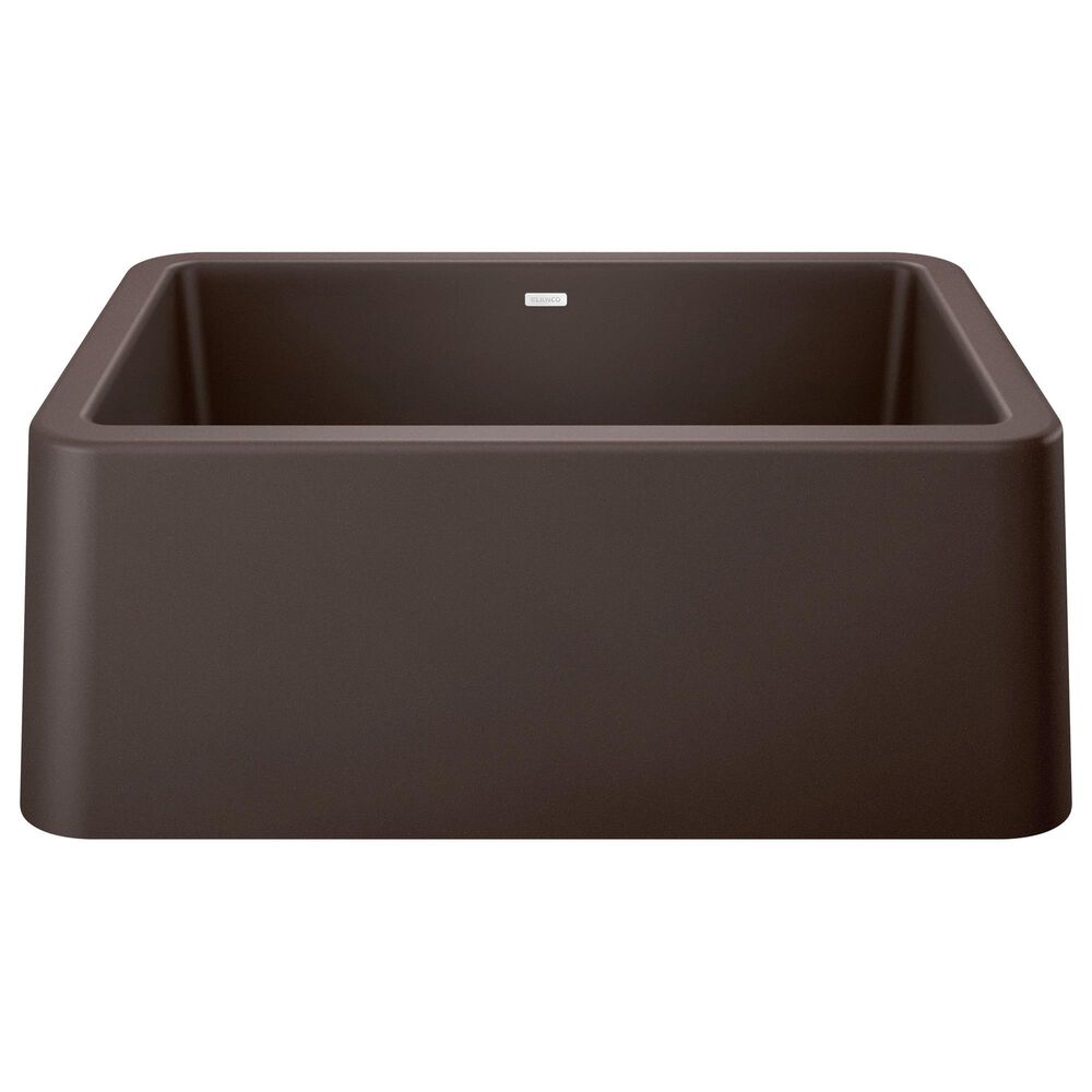 Blanco Ikon 27&quot; Apron Single Bowl Farmhouse Sink in Cafe, , large