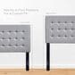 Modway Tinble Upholstered Fabric Queen Headboard in Sky Gray, , large