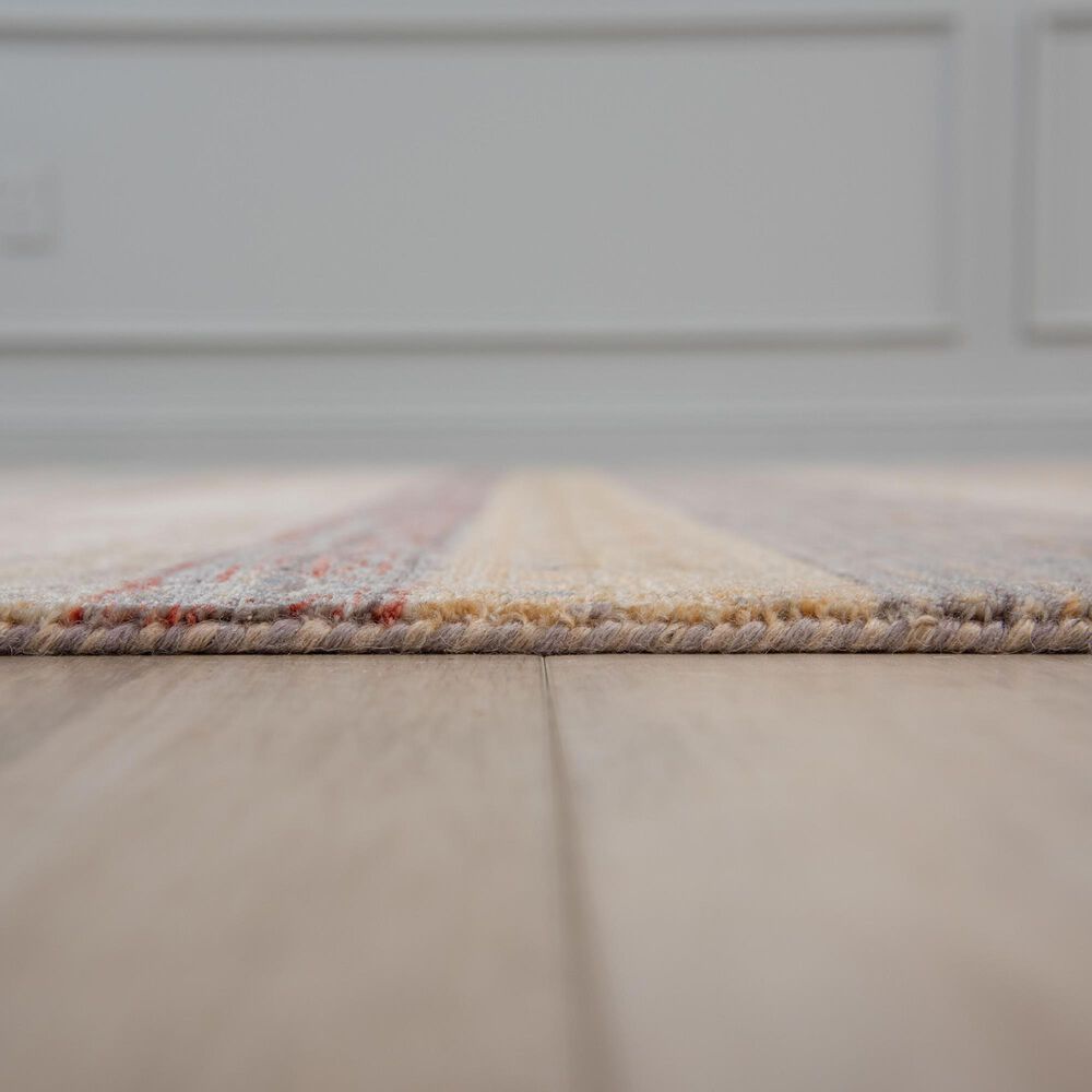 RIZZY Spectrum Gold, Cream, Gray, Red, Rust and Charcoal 8&#39; x 10&#39; Area Rug, , large