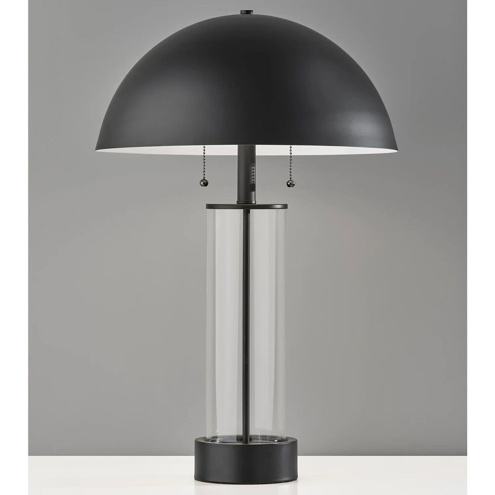 Adesso Troy Table Lamp in Black, , large