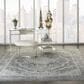 Nourison Starry Nights STN05 8" x 11" Charcoal and Cream Area Rug, , large