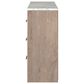 Ashley Senniberg 4-Piece Full Panel Bed Set in Light Brown and White, , large