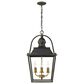 Golden Lighting Christoff 4-Light Pendant in Antique Black Iron, , large
