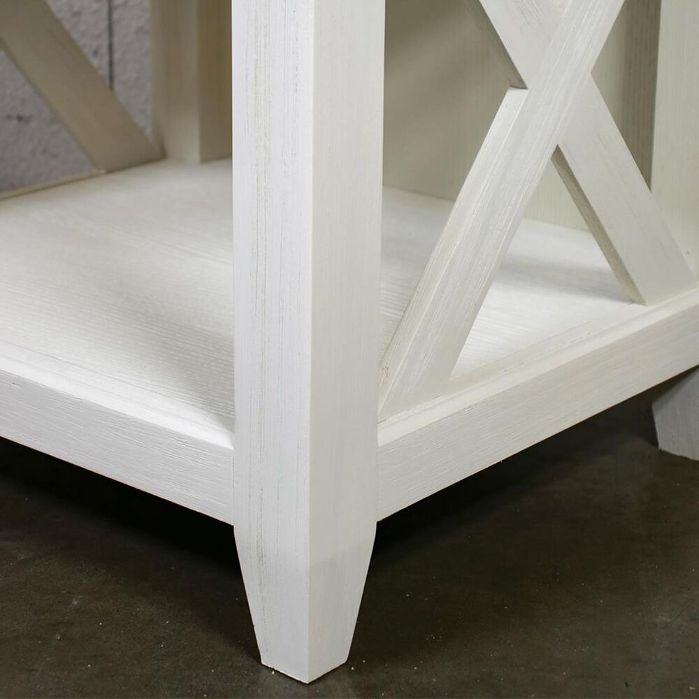 Shannon Hills Osborne 1-Drawer Nightstand in Winter White, , large