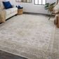 Feizy Aura Gold and Ivory 8" x 11" Area Rug, , large