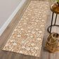 Dalyn Rug Company Soft Essentials Floral Copper 2"3" x 7"6" Indoor/Outdoor Runner, , large