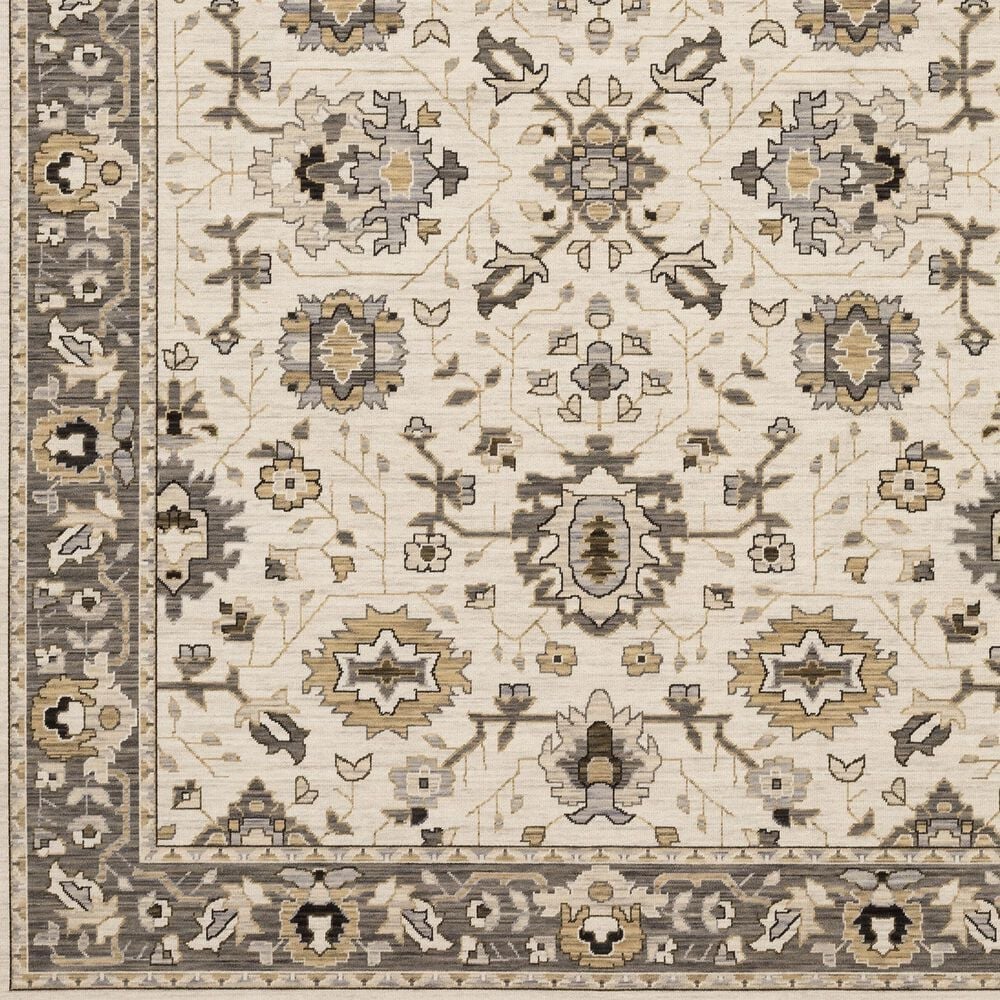 Oriental Weavers Acacia ACA06 Beige and Grey 3&#39;3&quot; x 5&#39; Area Rug, , large