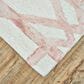 Feizy Rugs 8571F Lorrain Pink / Ivory 8" x 11" Area Rug, , large