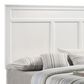 New Heritage Design Andover Full Panel Bed in White, , large