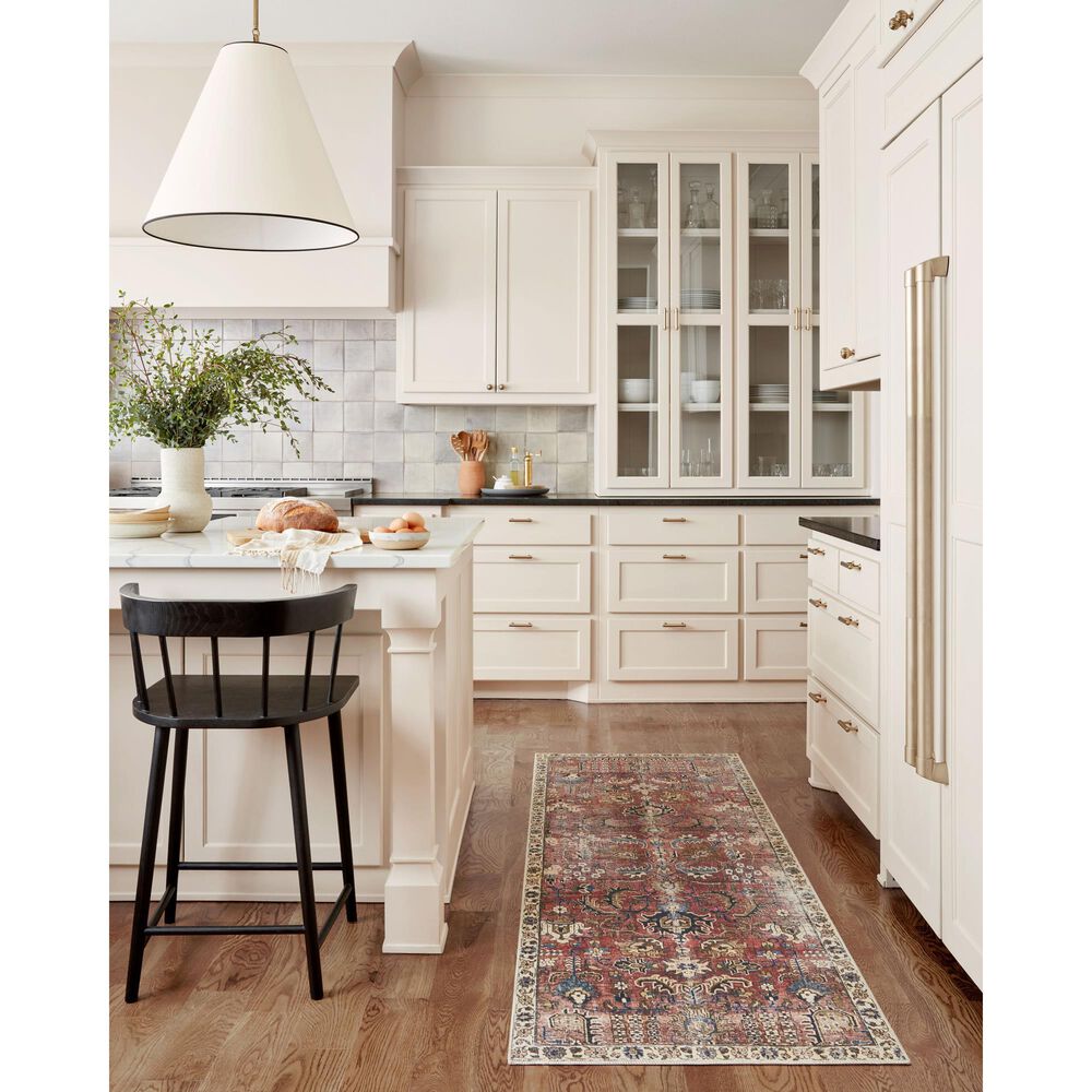 Chris Loves Julia x Loloi Jules 2&#39;6&quot; x 9&#39;6&quot; Merlot and Multicolor Runner, , large