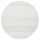 Safavieh Tulum 5" Round Ivory and Light Grey Area Rug, , large