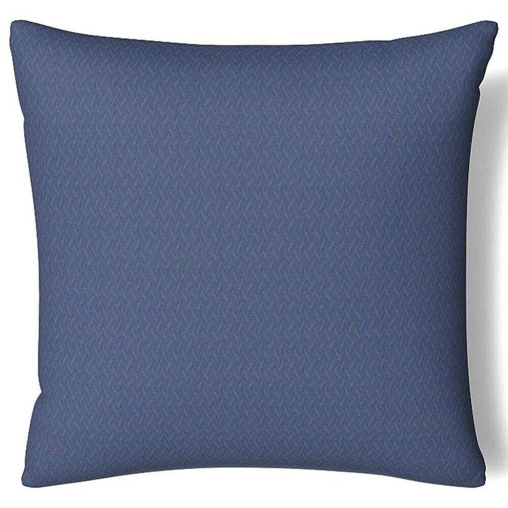 Ann Gish Chrysanthemum 26&quot; Euro Sham in Blue and Gold, , large
