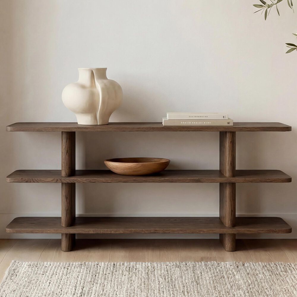 Moe's Home Collection Casey Small Bookcase in Dark Brown, , large