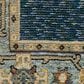 Oriental Weavers Andorra 1"10" x 3"2" Blue and Gold Area Rug, , large
