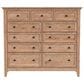 Hawthorne Furniture San Mateo 11-Drawer Gentleman"s Chest in Wheat, , large