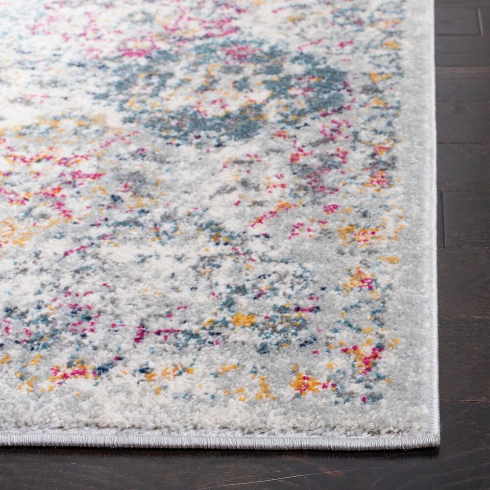 Safavieh Madison MAD611F 2&#39;3&quot; x 12&#39; Grey and Gold Runner, , large