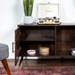 Walker Edison Nora 52" TV Stand in Dark Walnut, , large
