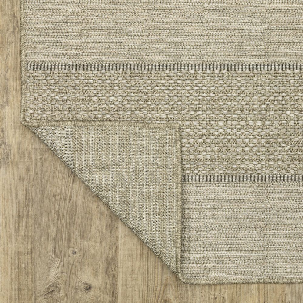 Oriental Weavers Tortuga TR01A 3&#39;3&quot; x 5&#39; Beige and Black Area Rug, , large