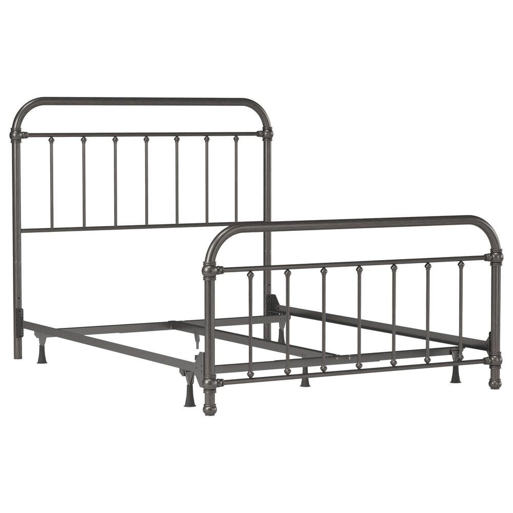 Richlands Furniture Kirkland Full Metal Bed in Aged Pewter, , large