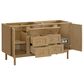 James Martin Vanities Laurent 60" Double Bathroom Vanity in Light Natural Oak with 3 cm Parisien Bleu Quartz Top and Rectangular Sinks, , large