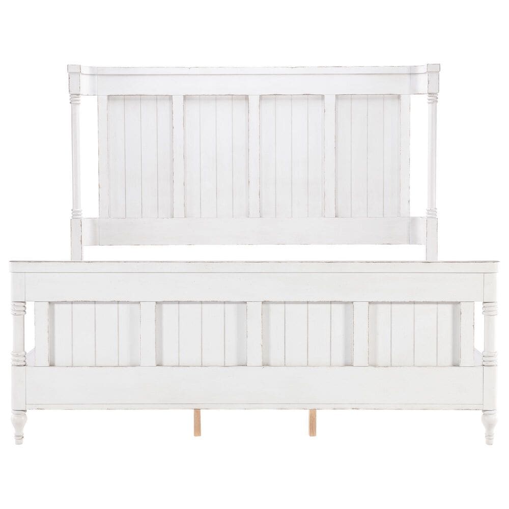 Legacy Classic Vintage Market 4-Piece Panel Bedroom Set in Picket Fence, , large