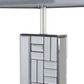 Maple and Jade Glam Table Lamp with Rectangular Shade in Silver, , large
