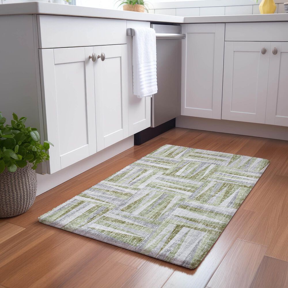 Dalyn Rug Company Lorenzo LN2 Green 1&#39;8&quot; x 2&#39;6&quot; Area Rug, , large