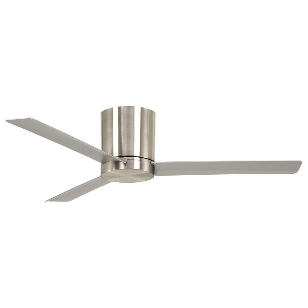 Minka-Aire Roto Flush 52" Ceiling Fan with LED Light in Brushed Nickel, , large