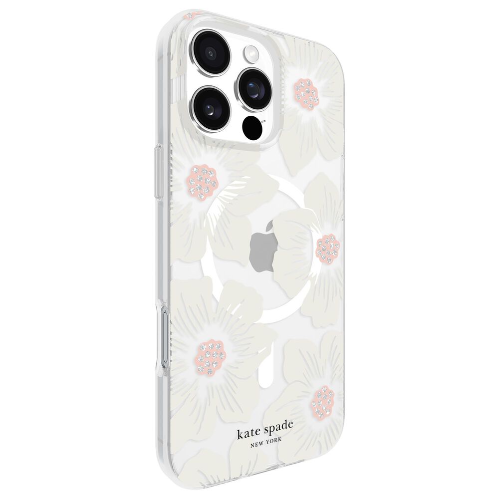 Kate Spade Protective Magsafe Case for Apple iPhone 16 Pro Max in Hollyhock Floral, , large