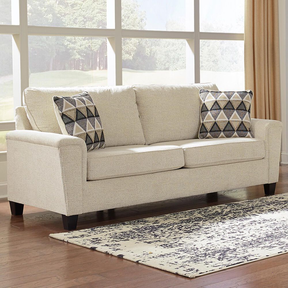 Ashley Abinger Stationary Queen Sofa Sleeper in Natural, , large
