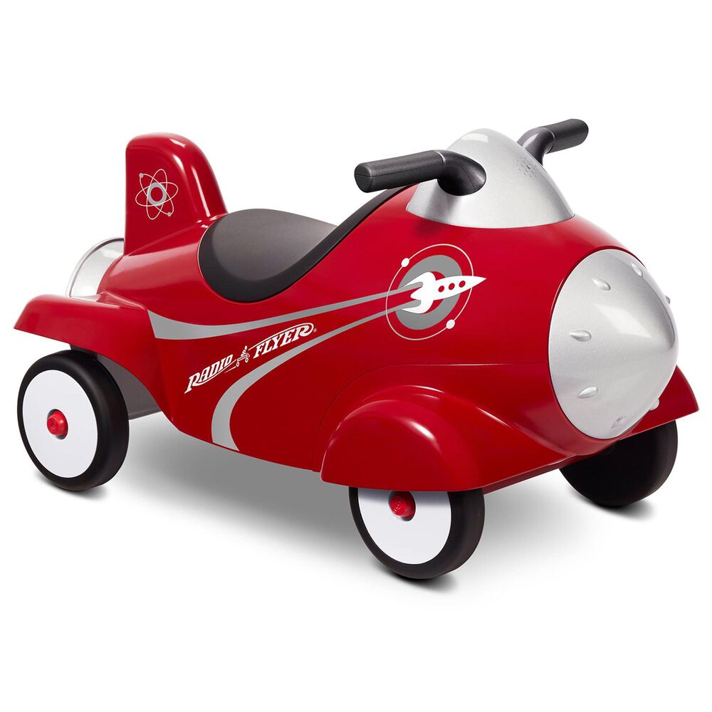 Radio Flyer Ride-On Retro Rocket Toy in Red, , large