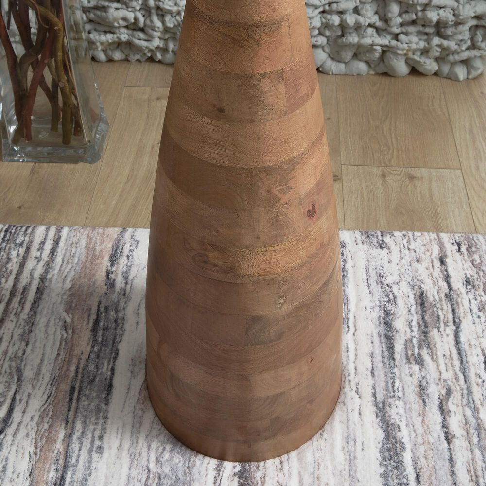 Ashley Ailsa Floor Lamp in Natural Brown, , large
