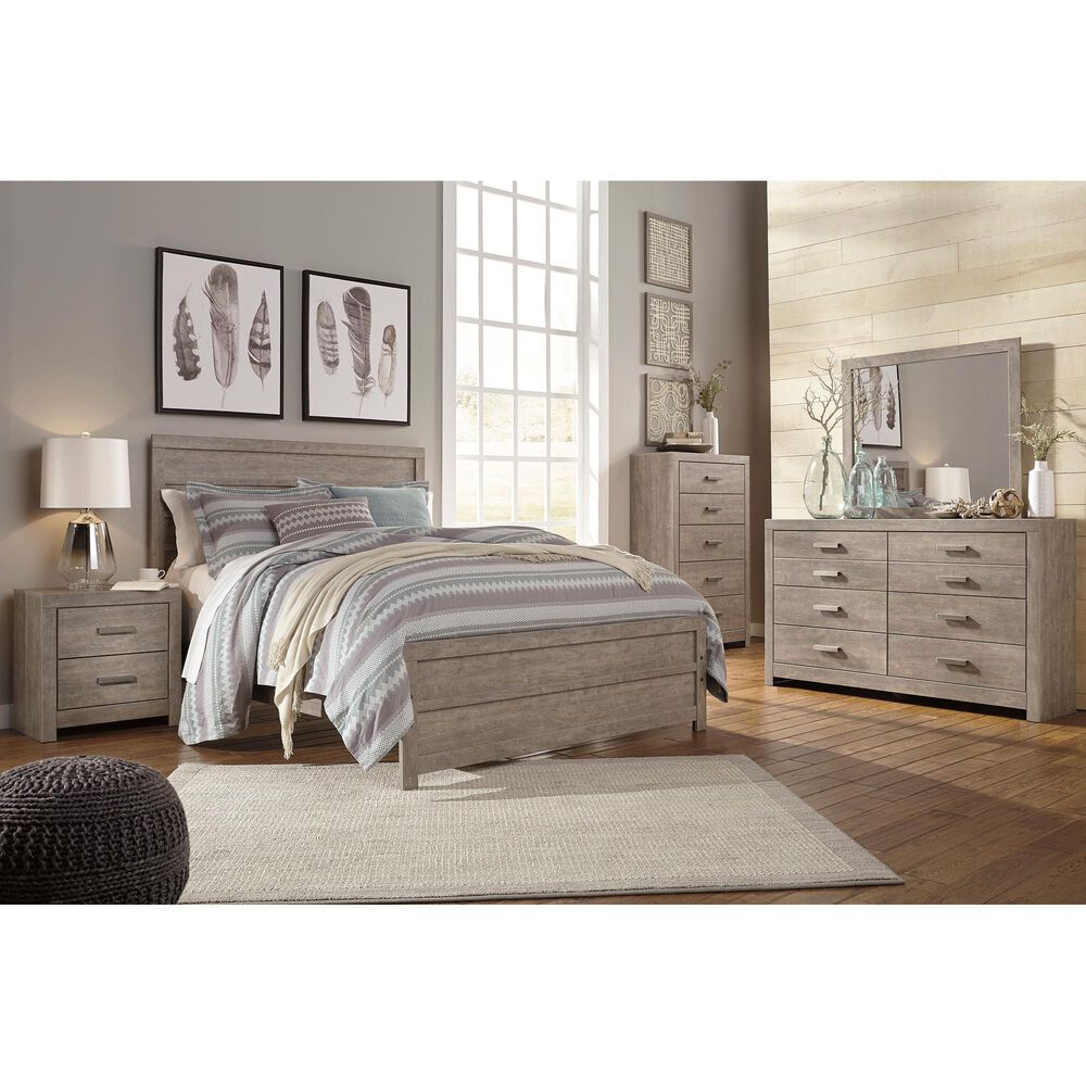 Ashley Culverbach 4 Piece Queen Bedroom Set in Driftwood Gray, , large
