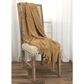 Rizzy Home 50" x 60" Botanical Throw in Camel, , large
