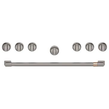 Cafe 36" Handle and Knob Set for Pro Range and Rangetop in Brushed Black, , large