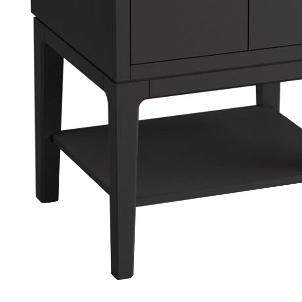 Kohler Seagrove 24" Single Bathroom Vanity in Ferrous Grey with 3 cm White Quartz Top and Rectangular Sink, , large